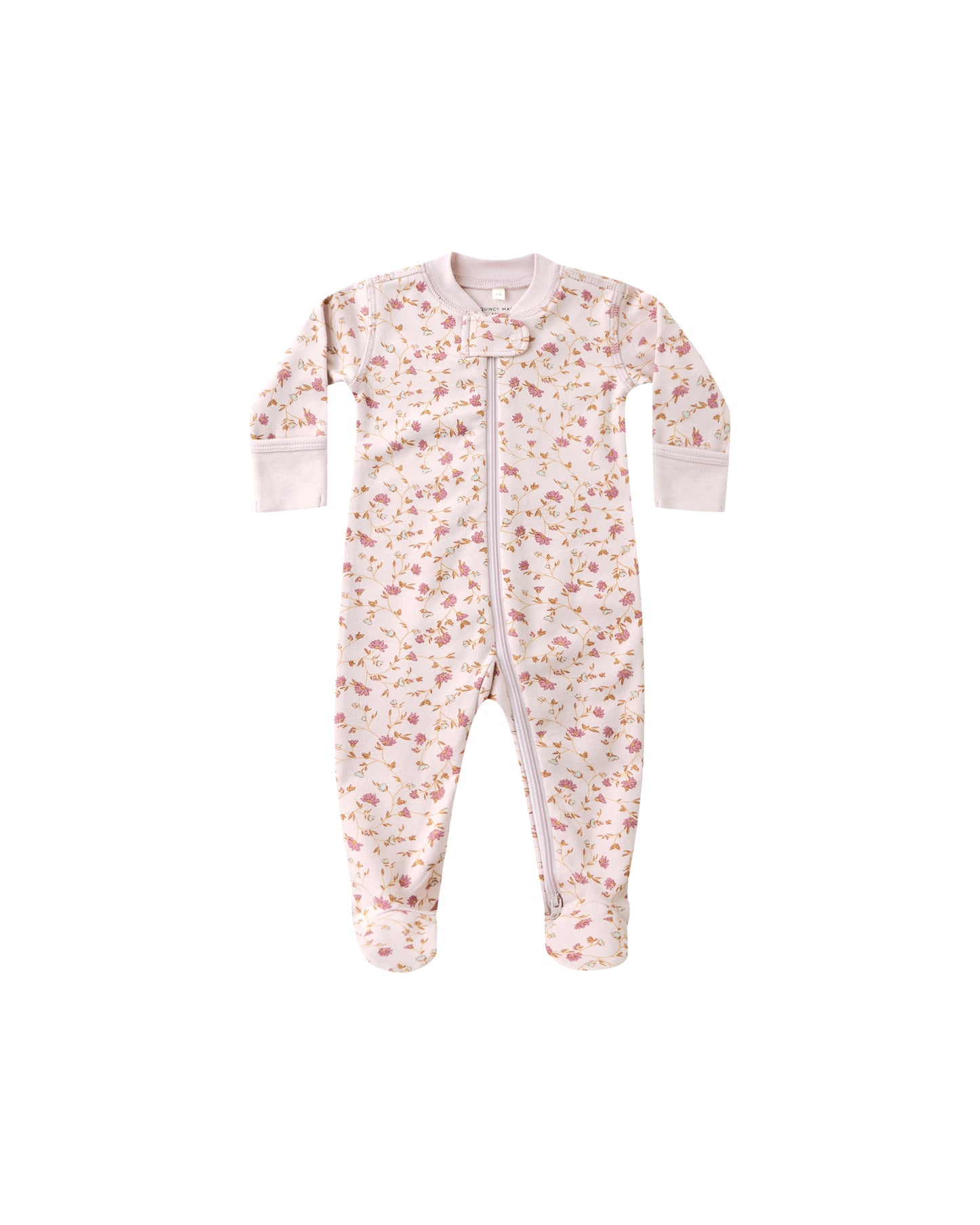 Garden Zip Long Sleeve Footie
