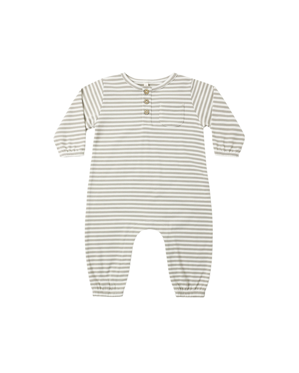 Laurel Stripe Long Sleeve Pocket Jumpsuit