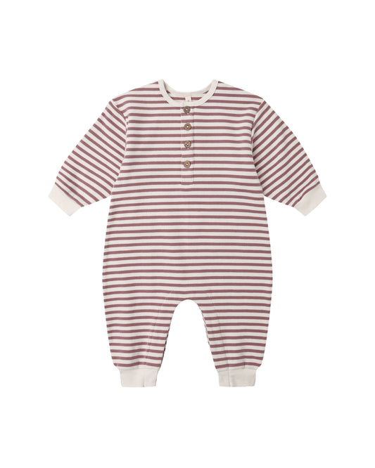 Mulberry Stripe Relaxed Jumpsuit