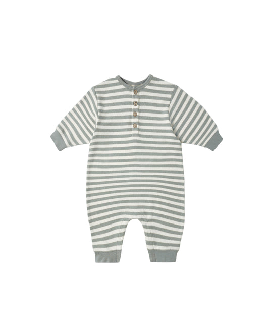 Blue Stripe Relaxed Jumpsuit