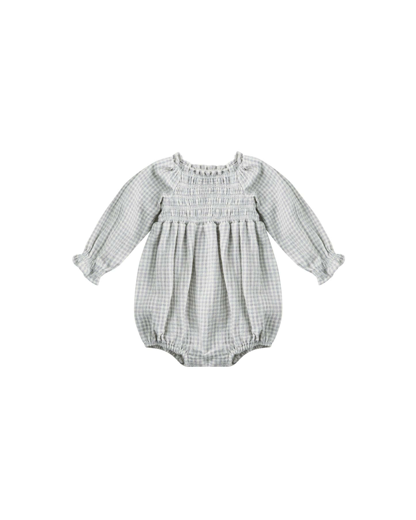 Blue Gingham Eden Romper
