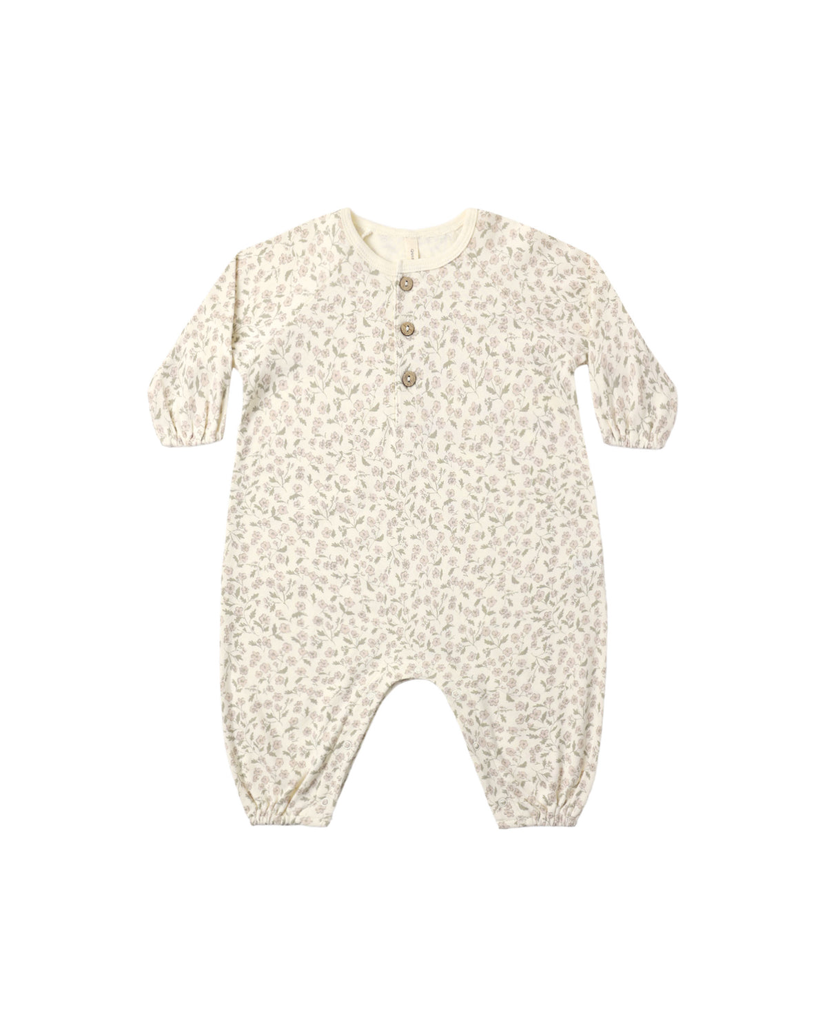 Floret Henley Bubble Jumpsuit