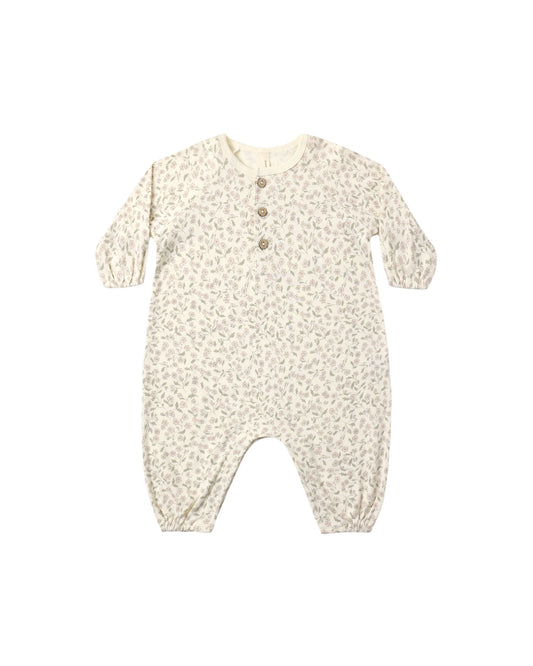 Floret Henley Bubble Jumpsuit