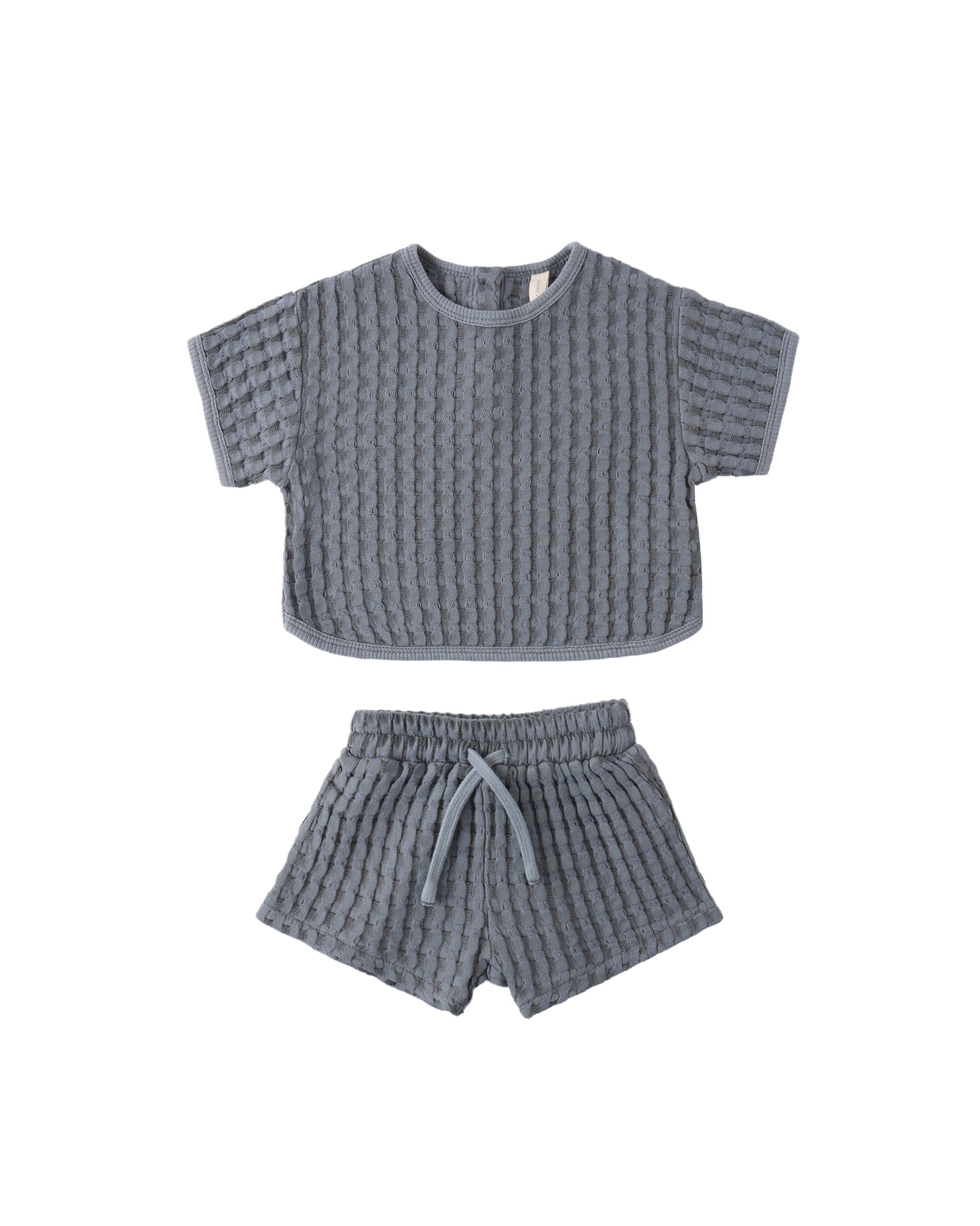 Ocean Jayden set by Quincy Mae featuring soft, ocean-inspired baby clothing with comfortable fabric and playful design.