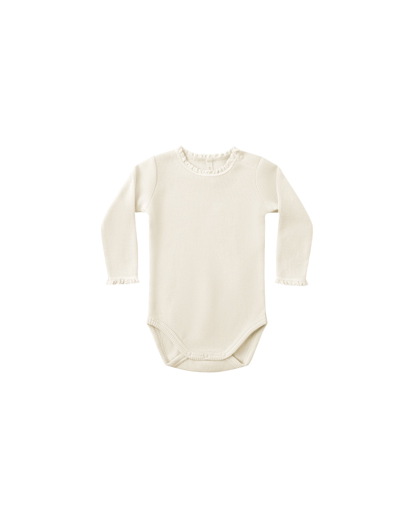Natural Waffle Long sleeve Bodysuit