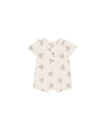 Quincy Mae - Teddy Short Sleeve Woven Romper