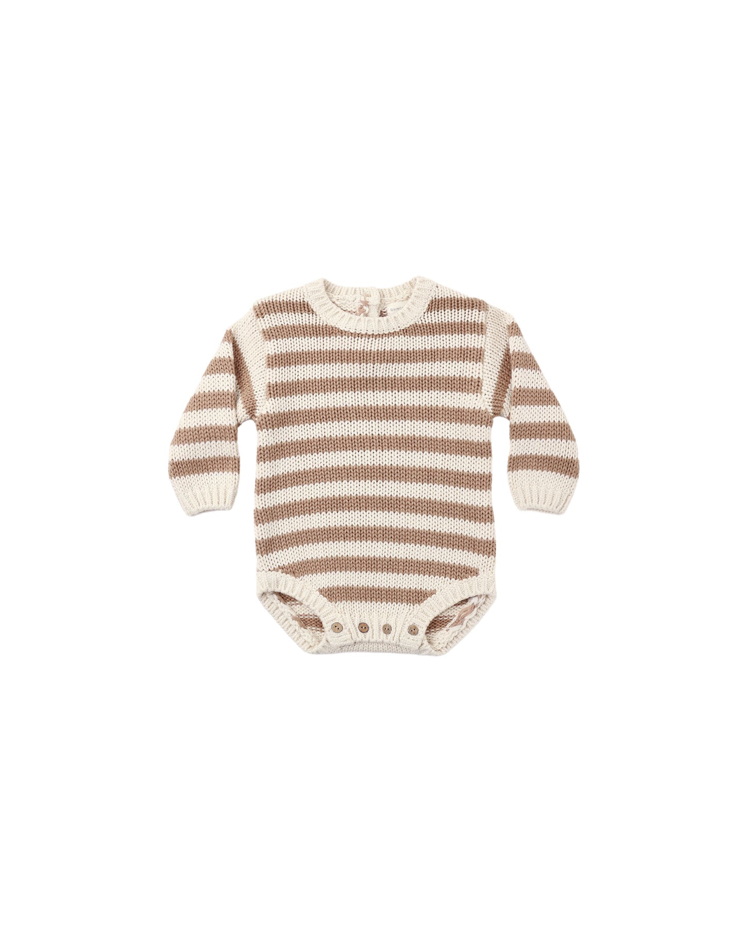 Almond Stripe Rex Romper