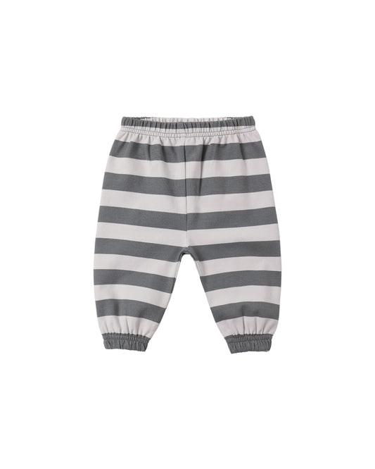 Midnight Stripe Oversized Sweatpants