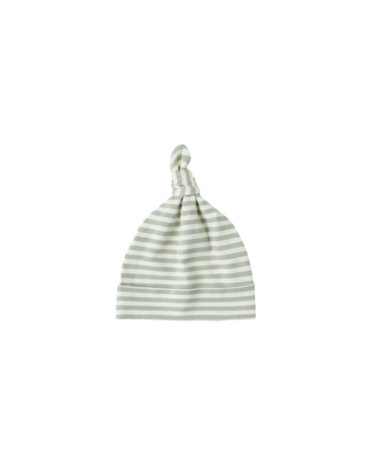 Fern Stripe Knotted Baby Hat