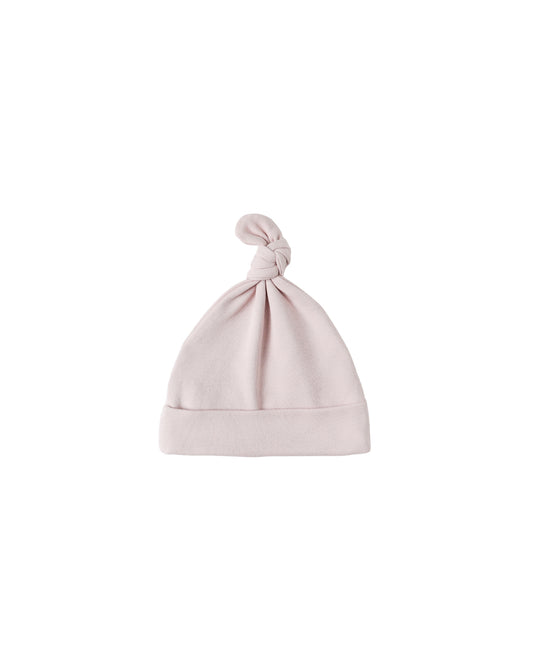 Lilac Knotted Baby Hat