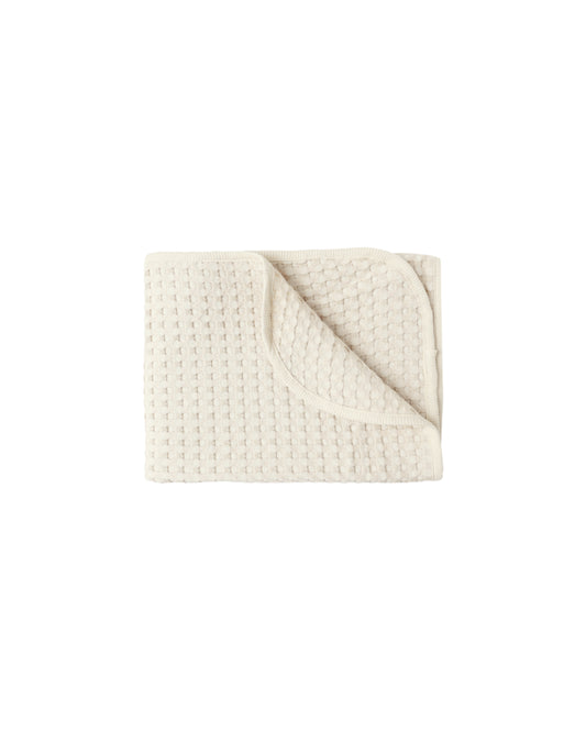 Natural Waffle Baby Blanket