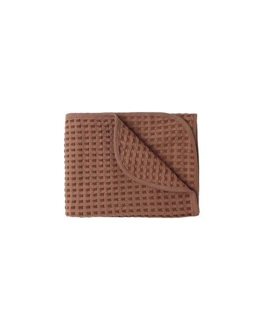 Cedar Waffle Baby Blanket