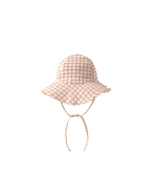 Melon Check Sun Hat
