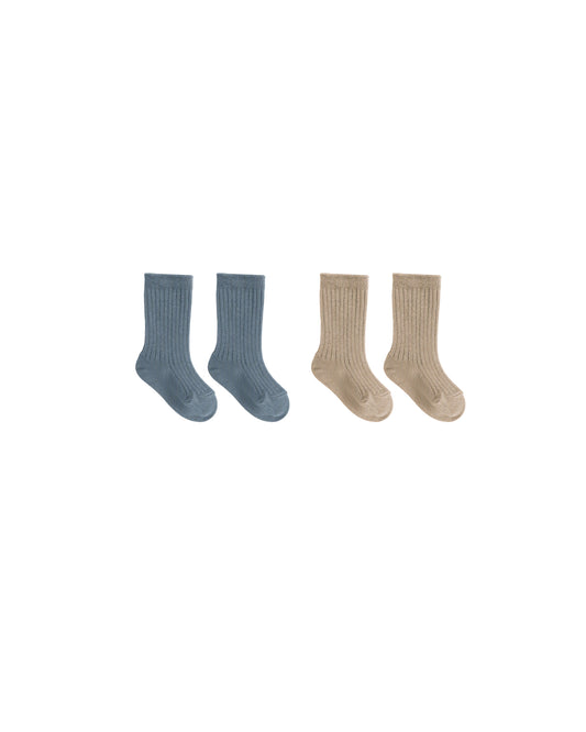 Gold & Ocean Socks Set