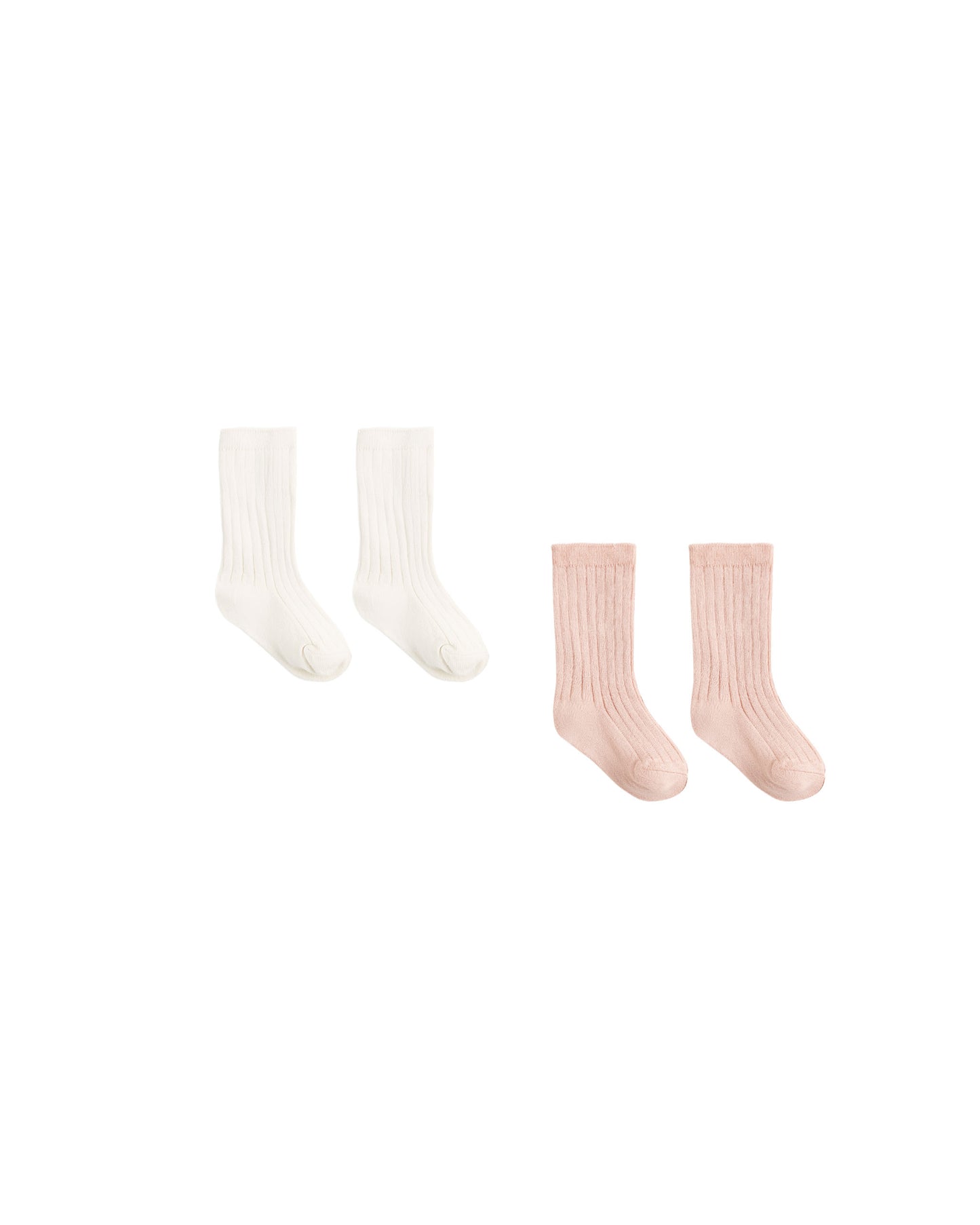 Natural, Dusty Rose Sock Set