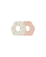 Quincy Mae - Strawberries & Melon Flower Bib Set