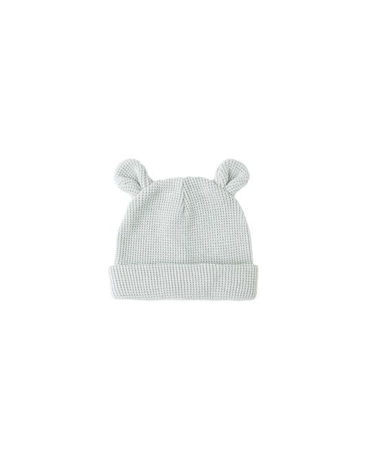 Ice Blue Baby Bear Beanie