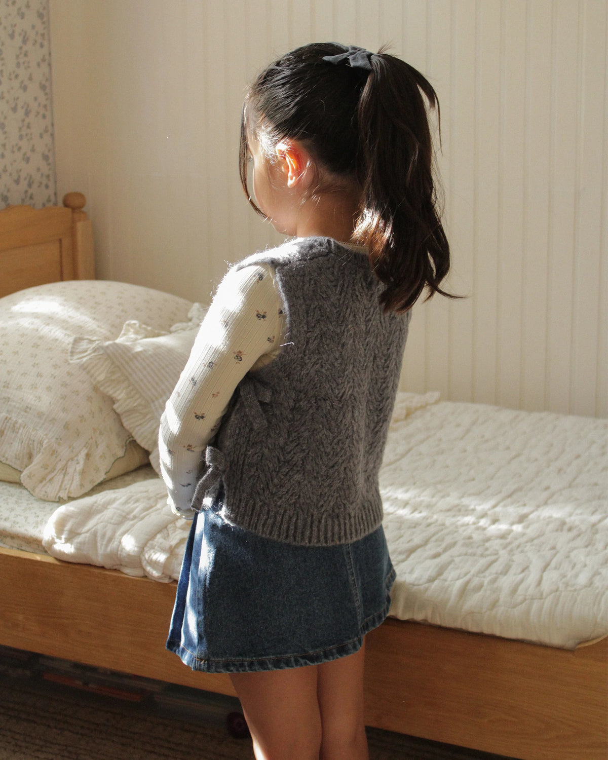 Midnight Bow Sweater Vest