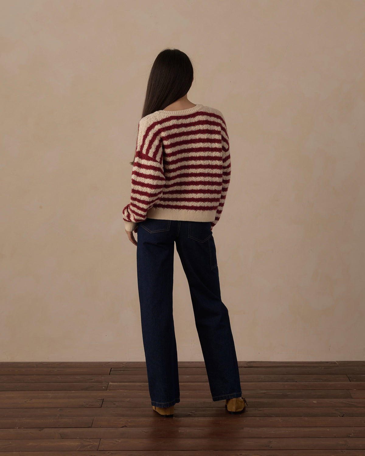 Teen Ruby Stripe Carolina Sweater