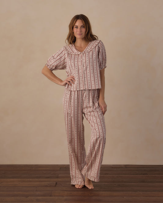 Women's Candy Cane Lane Ruffle Pajamas