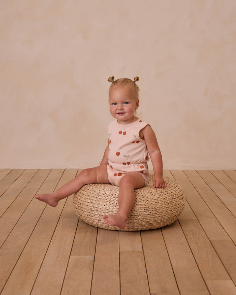 Rylee & Cru - Cinch Playsuit || Cherries