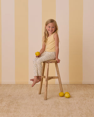 Rylee & Cru - Ribbed Legging Set || Lemons, Yellow