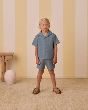 Rylee & Cru - Ocean Lapel Collared Shirt
