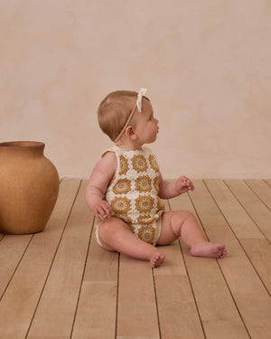 Rylee & Cru - Marigold Daisy Crochet Romper