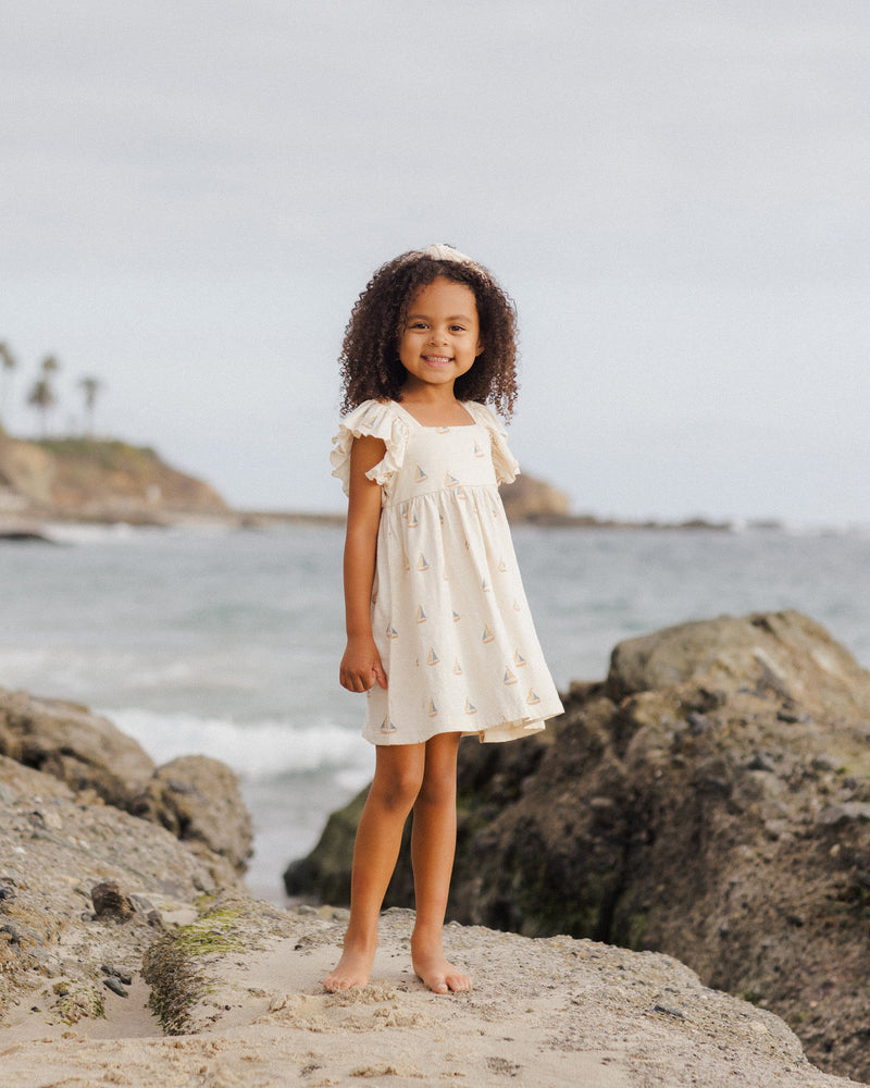 
            
                Load image into Gallery viewer, Rylee &amp;amp; Cru - Sailboats Mariposa Dress
            
        