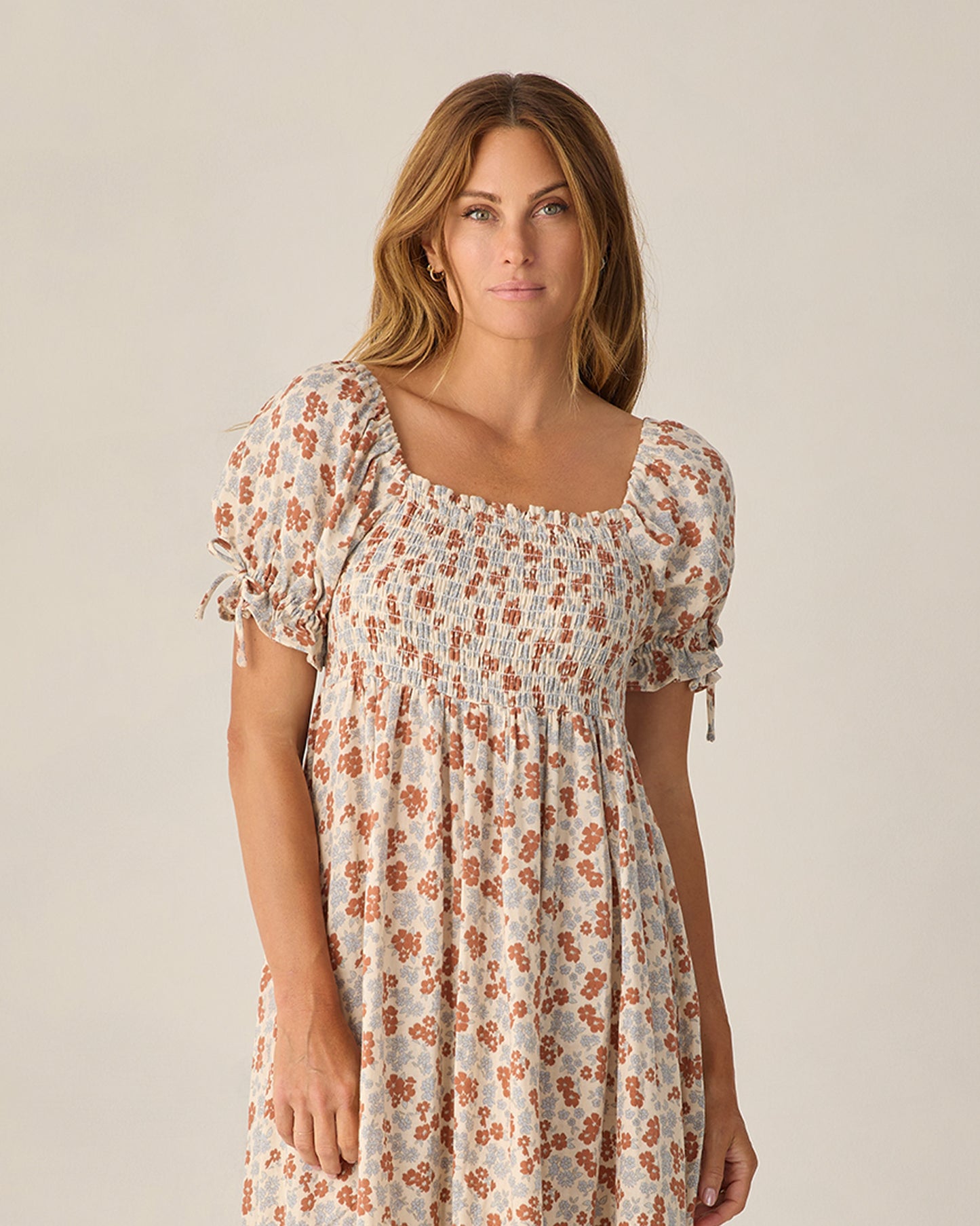 Women's Americana Floral Dallas Dress by Rylee & Cru, featuring a vibrant floral pattern and classic sundress style.