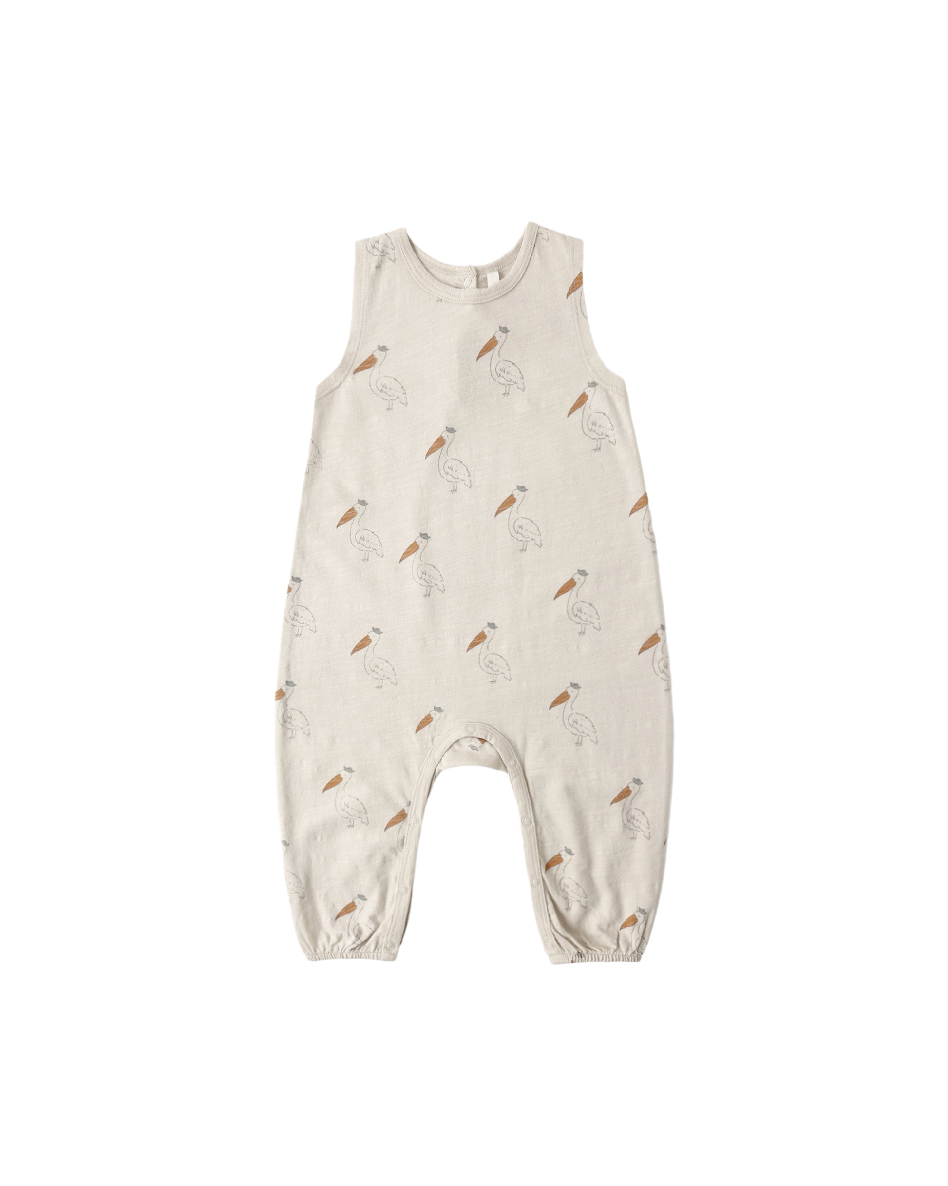Rylee & Cru Pelican Mills Jumpsuit featuring a soft pebble color and a stylish front design for kids.