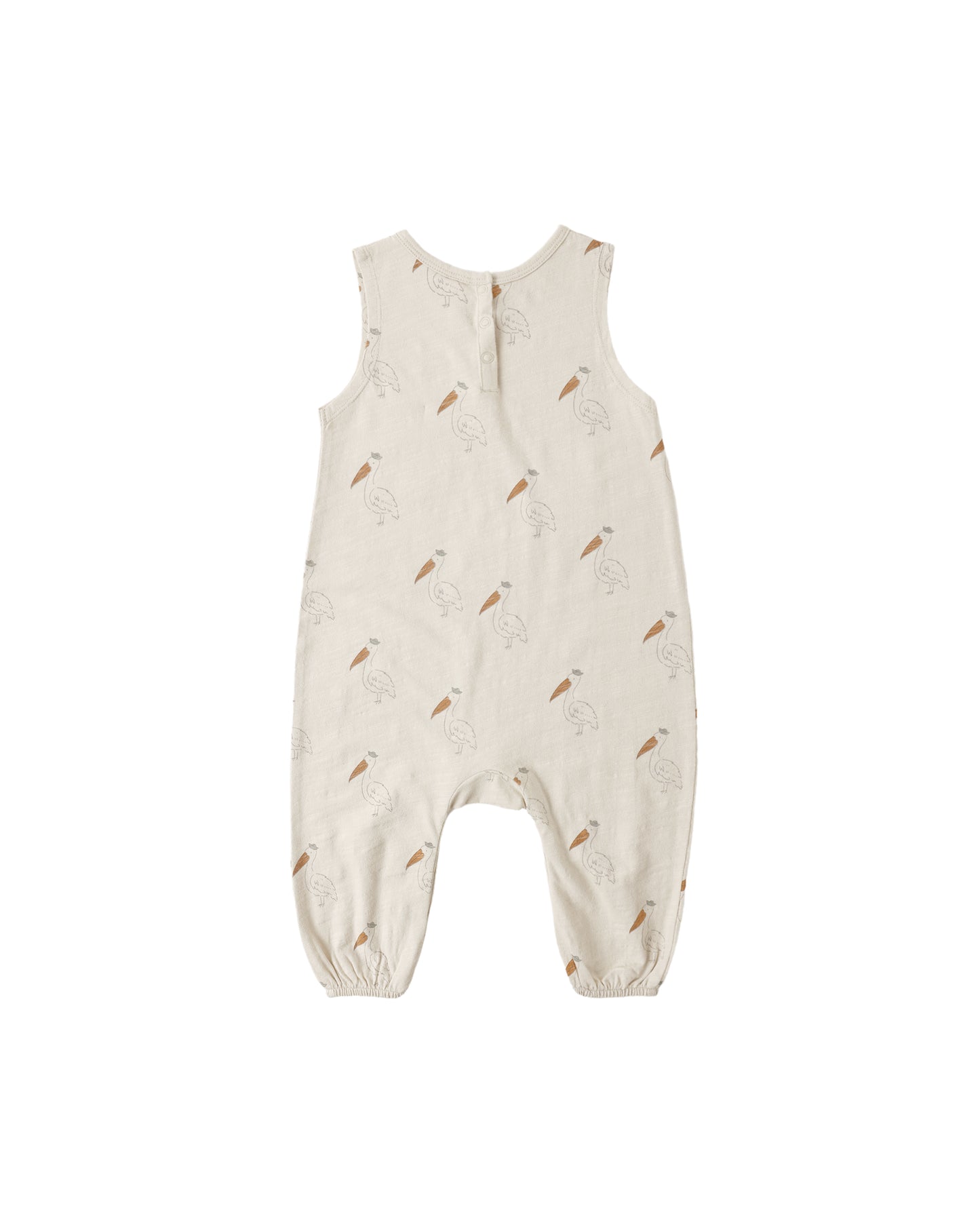 Rylee & Cru Pelican Mills jumpsuit in pebble color featuring a stylish back design and comfortable fit.
