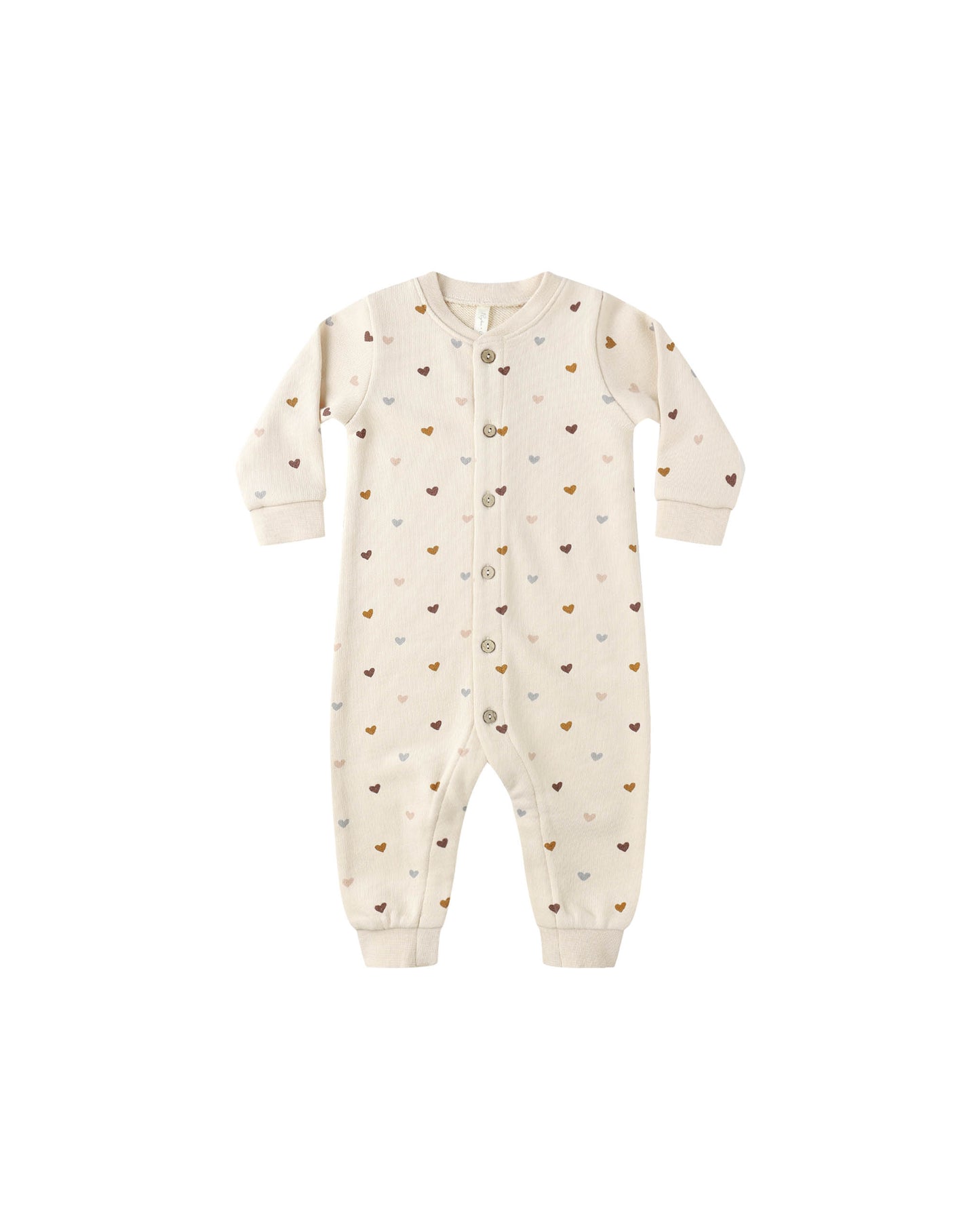 Hearts Button Down Jumpsuit
