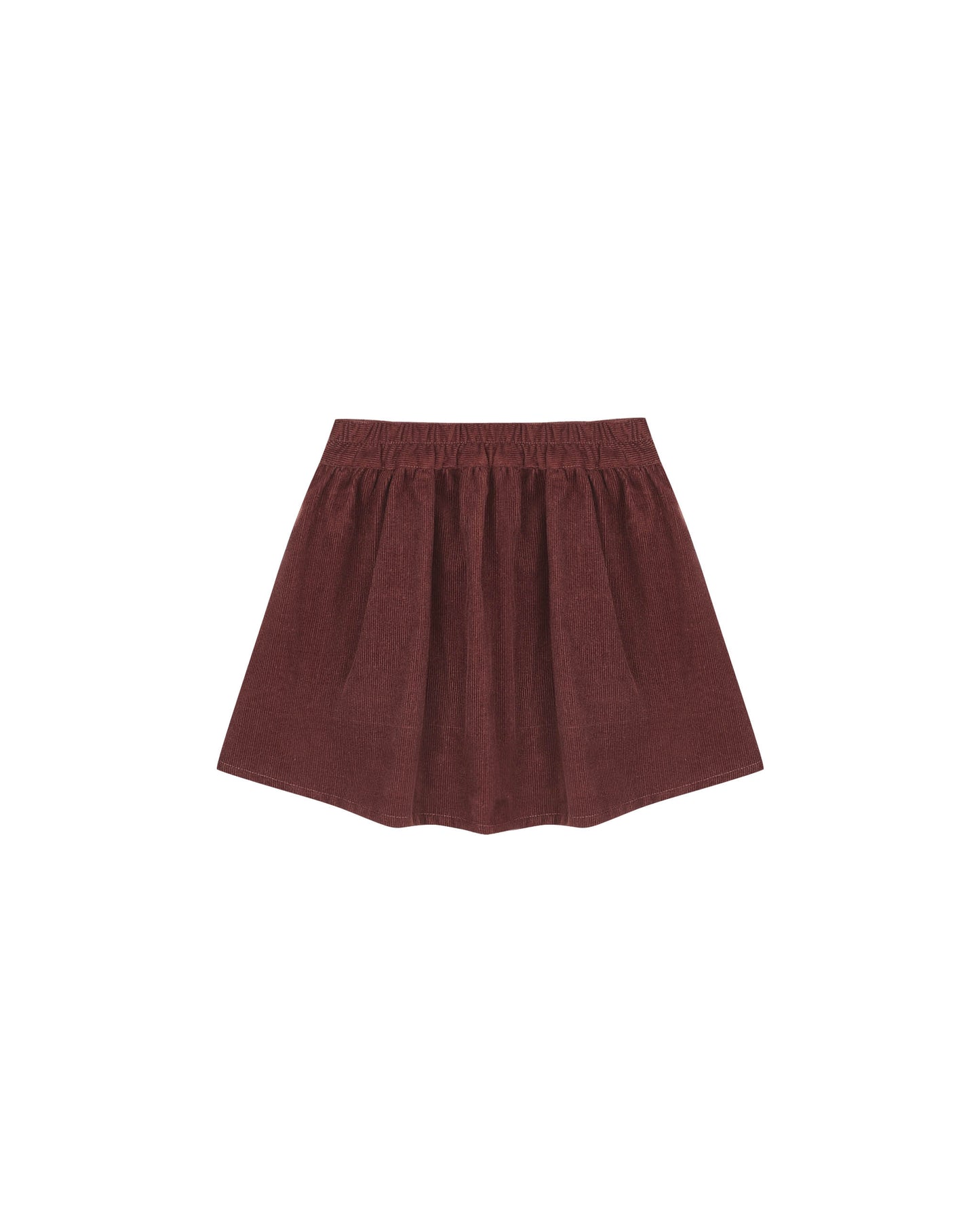 Rylee & Cru - Burgundy Button Front Mini Skirt
