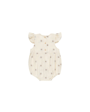 Rylee & Cru - Amelia Romper || Blue Daisies