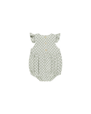 Rylee & Cru - Amelia Romper || Sage Check