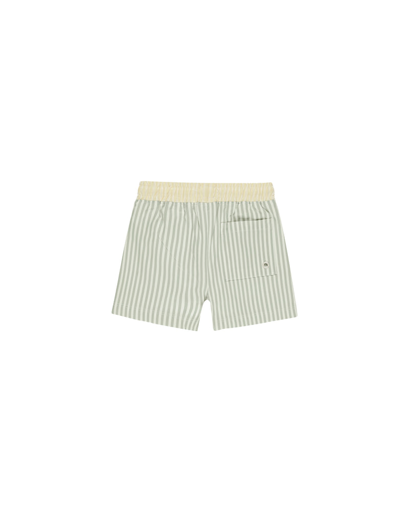 Rylee & Cru - Boardshort || Sage Stripe