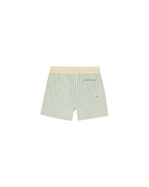 Rylee & Cru - Boardshort || Sage Stripe