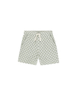 Rylee & Cru - Bermuda Short || Sage Check