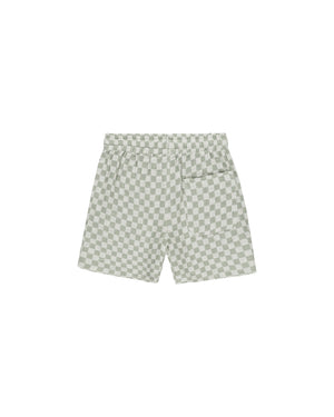 Rylee & Cru - Bermuda Short || Sage Check