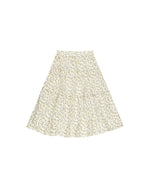 Rylee & Cru - Tiered Midi Skirt || Lemons