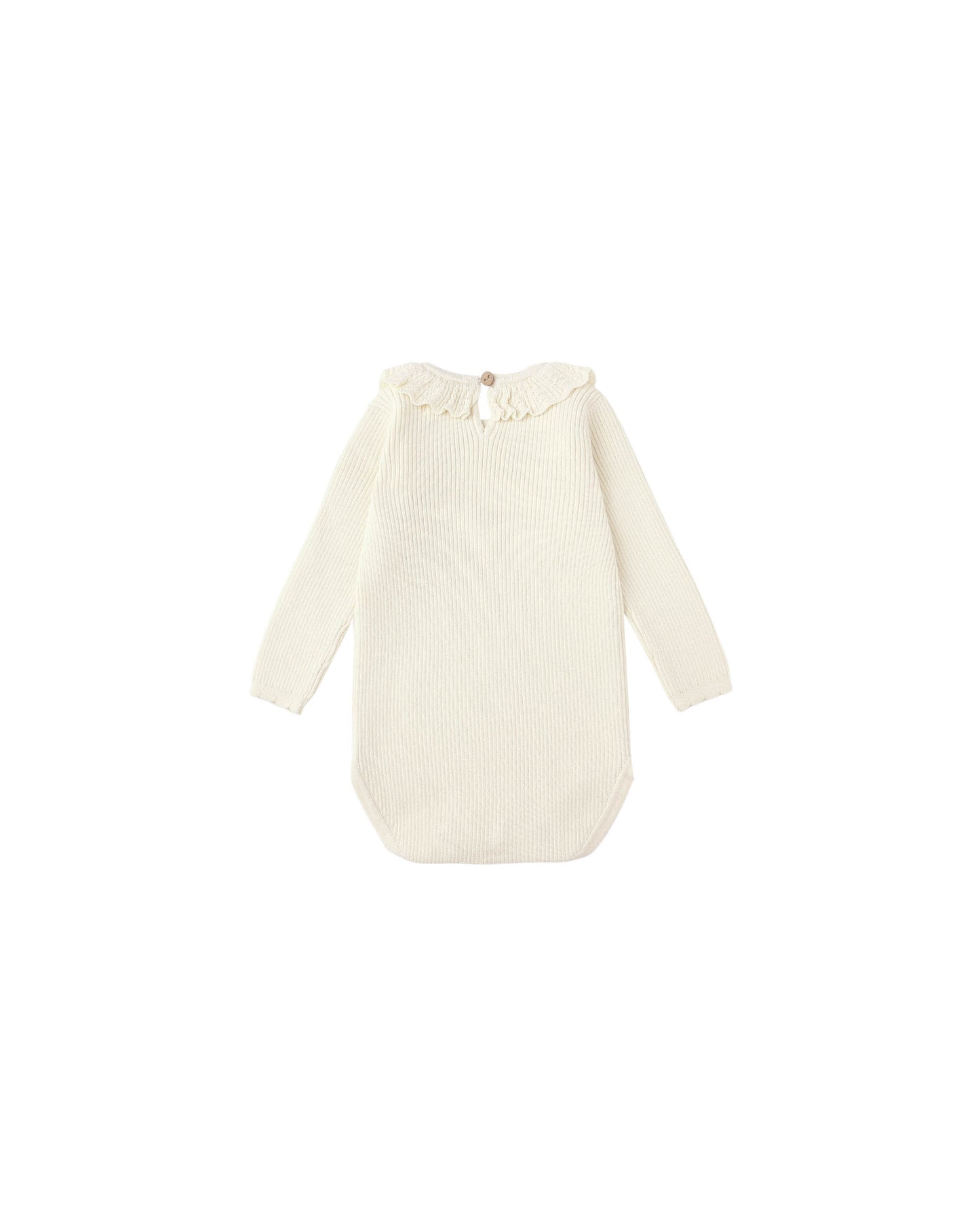Rylee & Cru - Natural Ruffle Collar Bodysuit