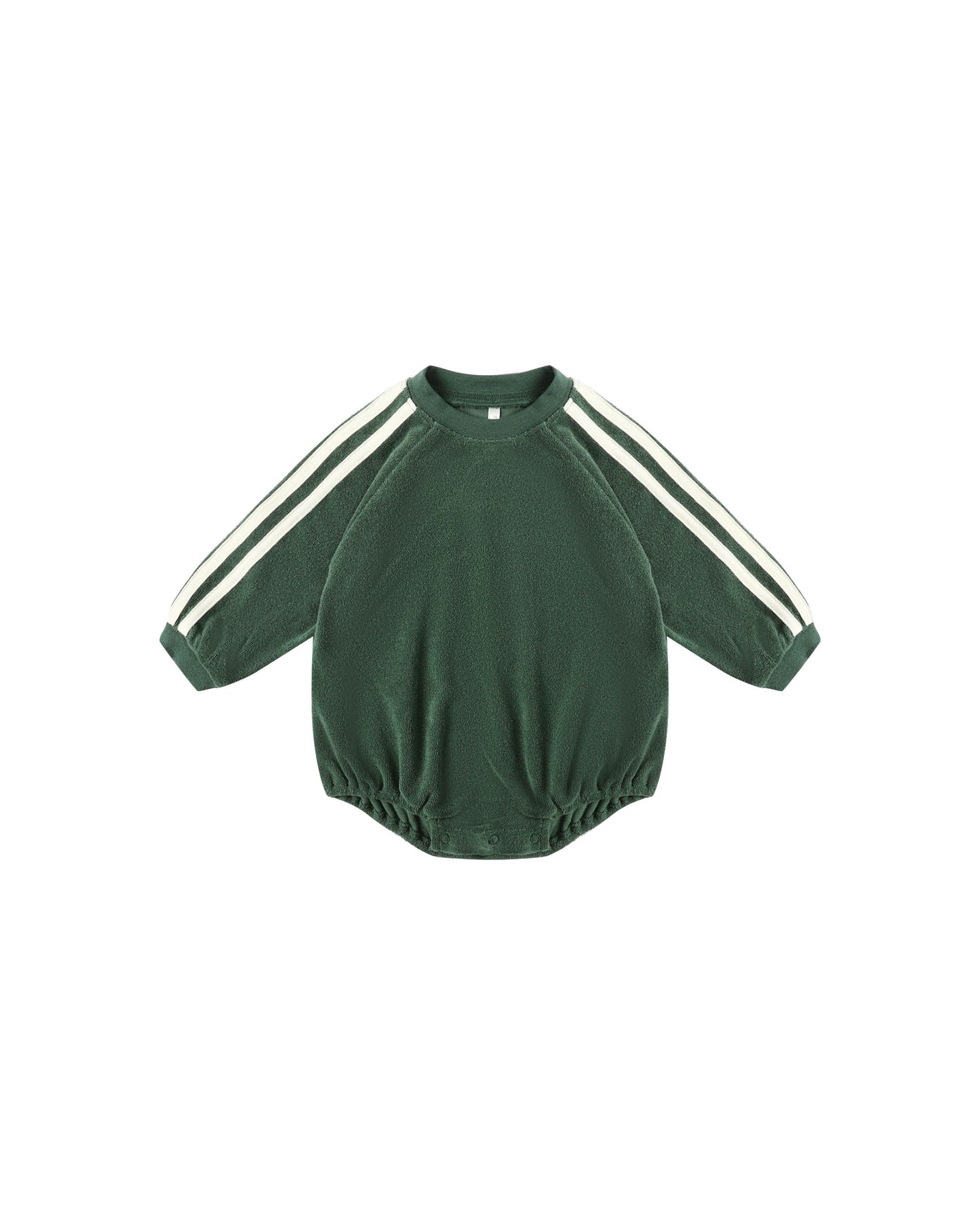 Green Crewneck Romper