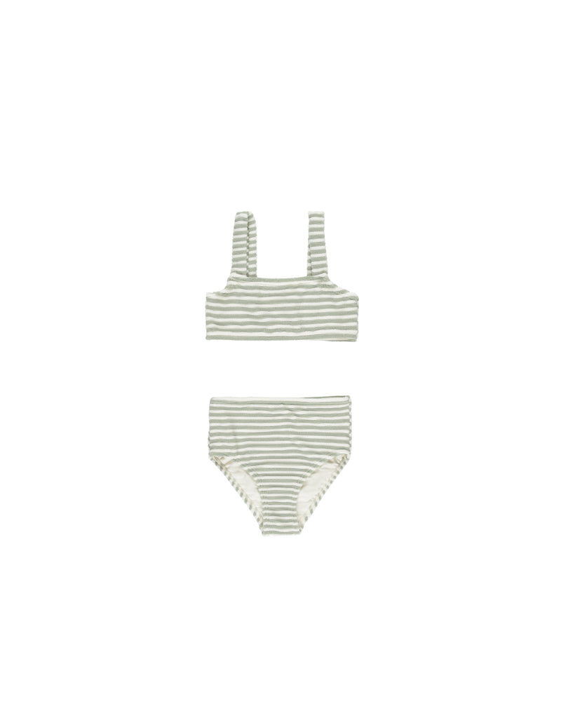 Rylee & Cru - Brently Bikini || Sage Stripe