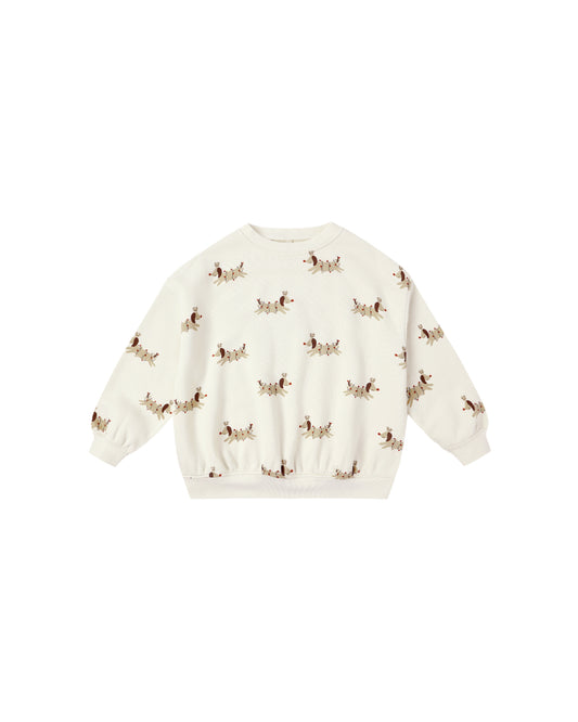 Christmas Dogs Relaxed Sweatshirt