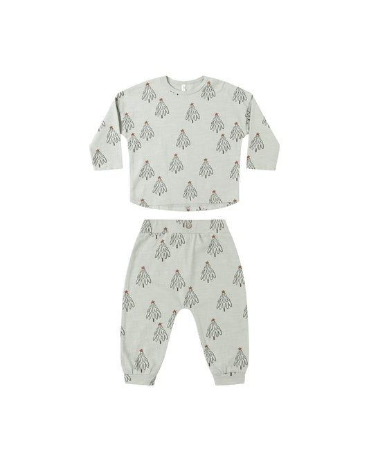 Trees Long Sleeve Tee + Pant Set