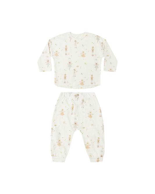 Nutcracker Long Sleeve Tee + Pant Set