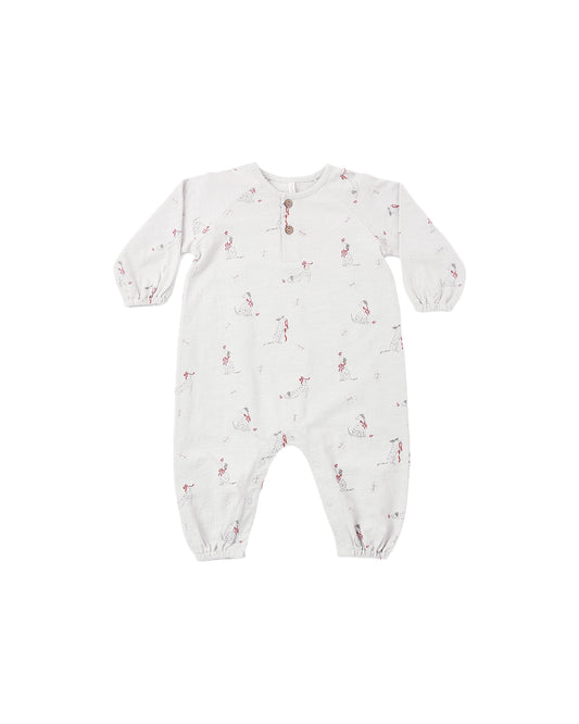 Dalmatian Henley Jumpsuit