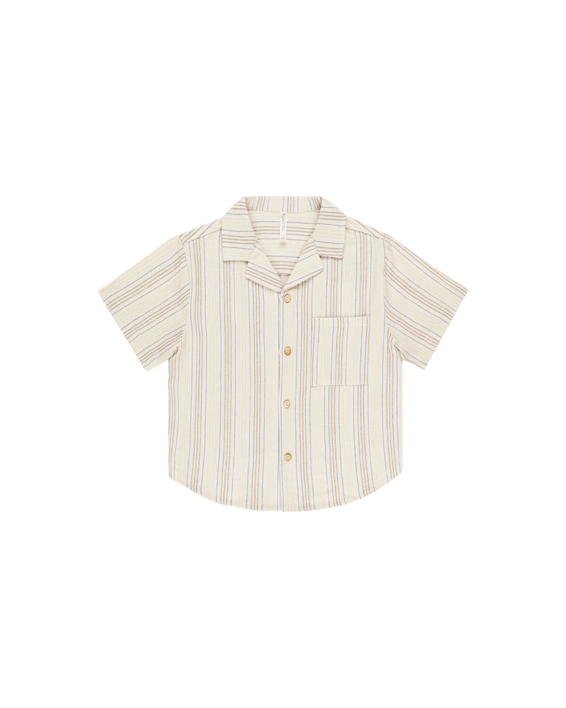 Rylee & Cru - Lapel Collar Shirt || Summer Stripe