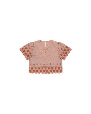 Rylee & Cru - Cleo Top || Poppy Gingham